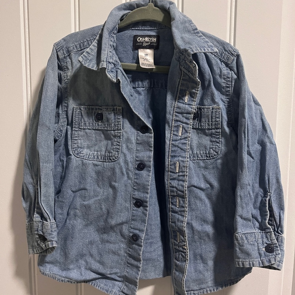 OshKosh denim button up shirt
